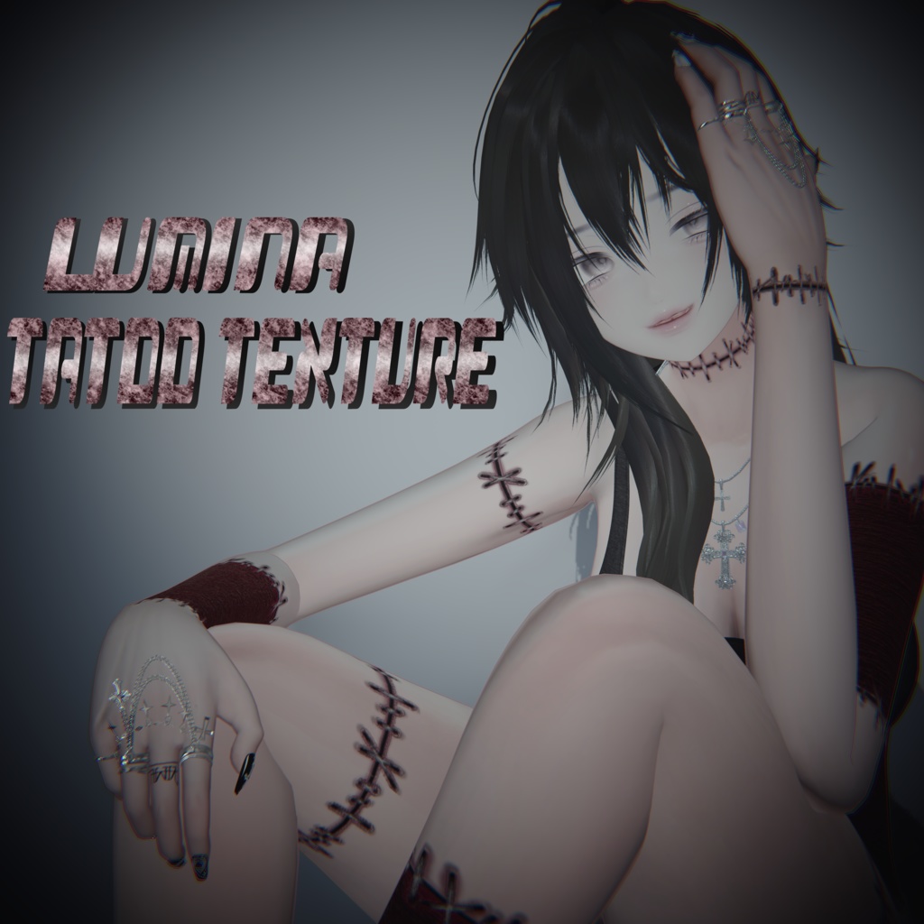 LUMINA Exclusive Patchwork Tattoo Texture image