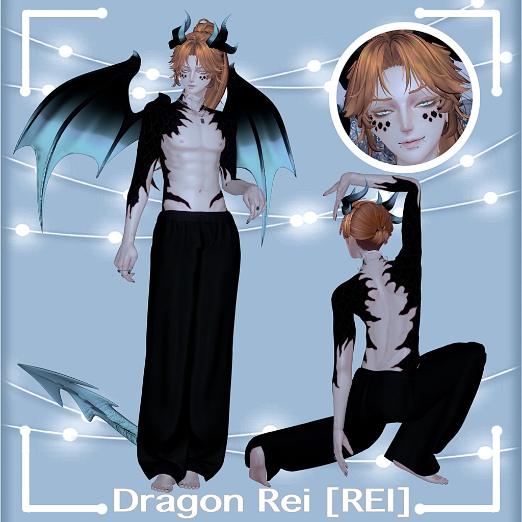 [K'C] ~ Dragon + Softer Skin Texture 🐉✨ [Rei Only] image