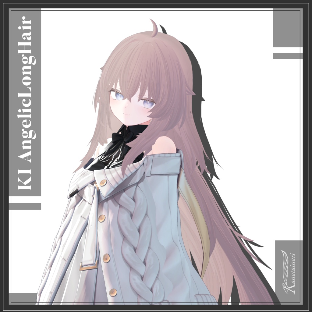[3D Long Hair Model] KI AngelicLongHair image