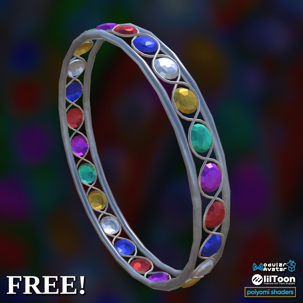 Free!無料! Christmas Bangle image