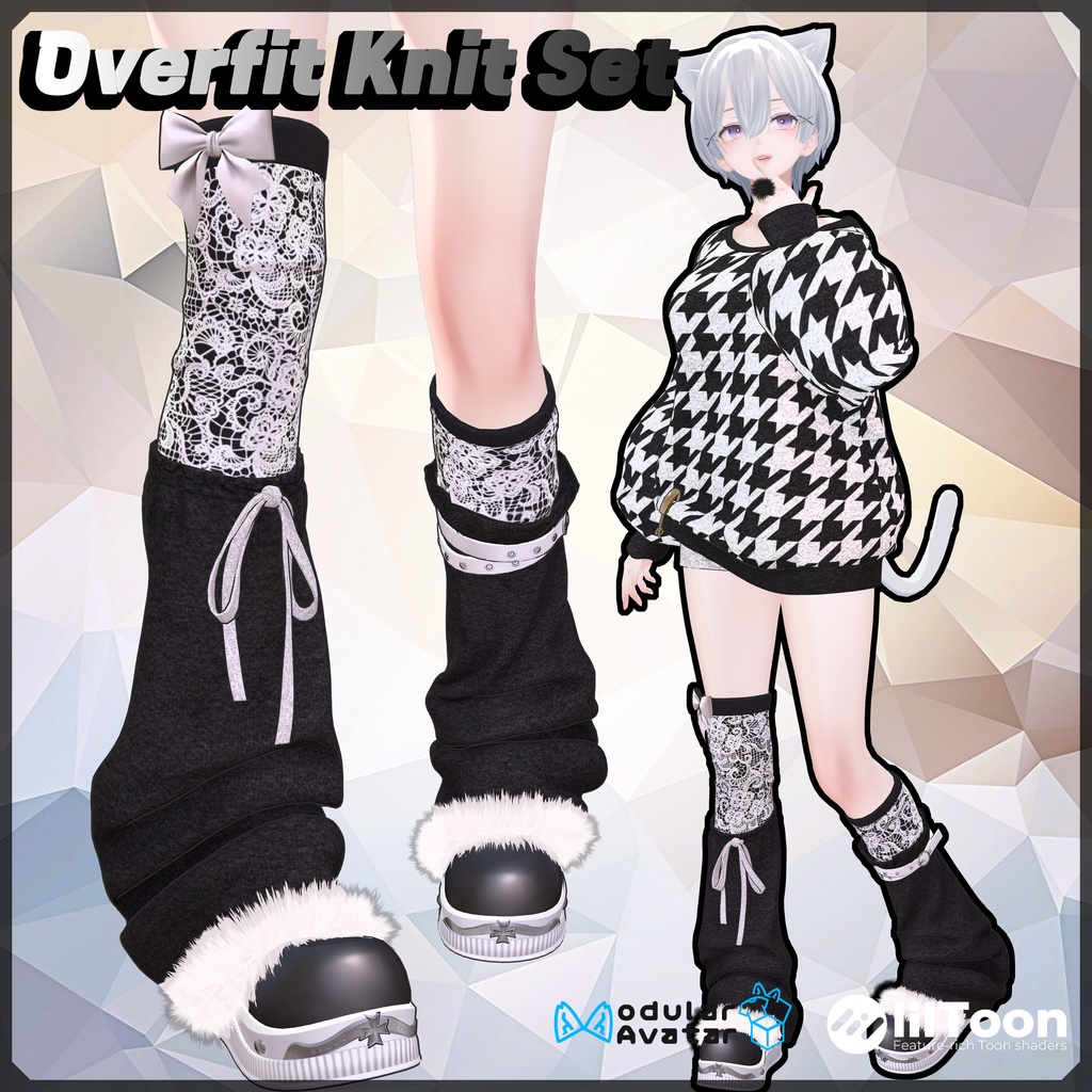 [ Overfit Knit Set ] image