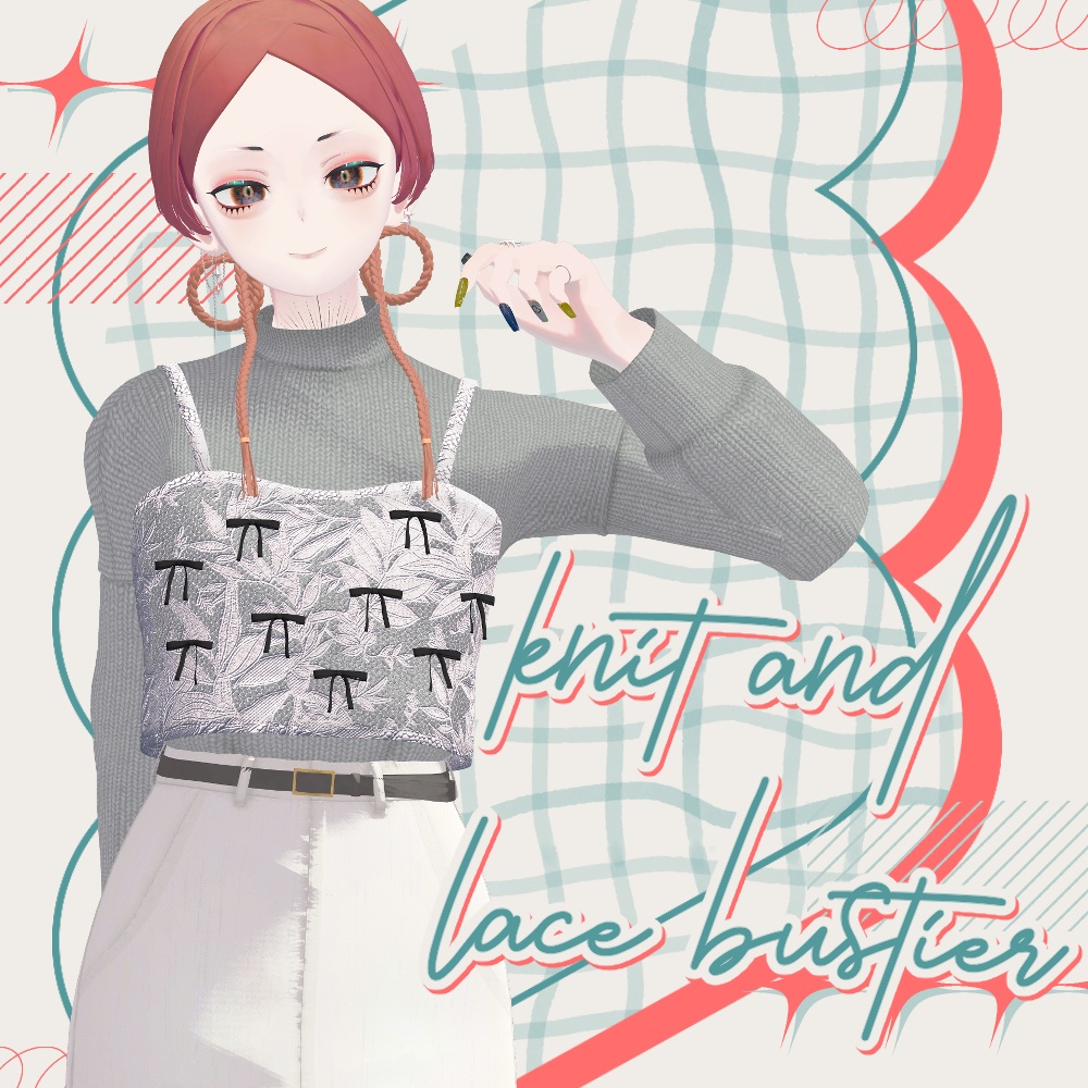 - Knit & Lace Bustier image