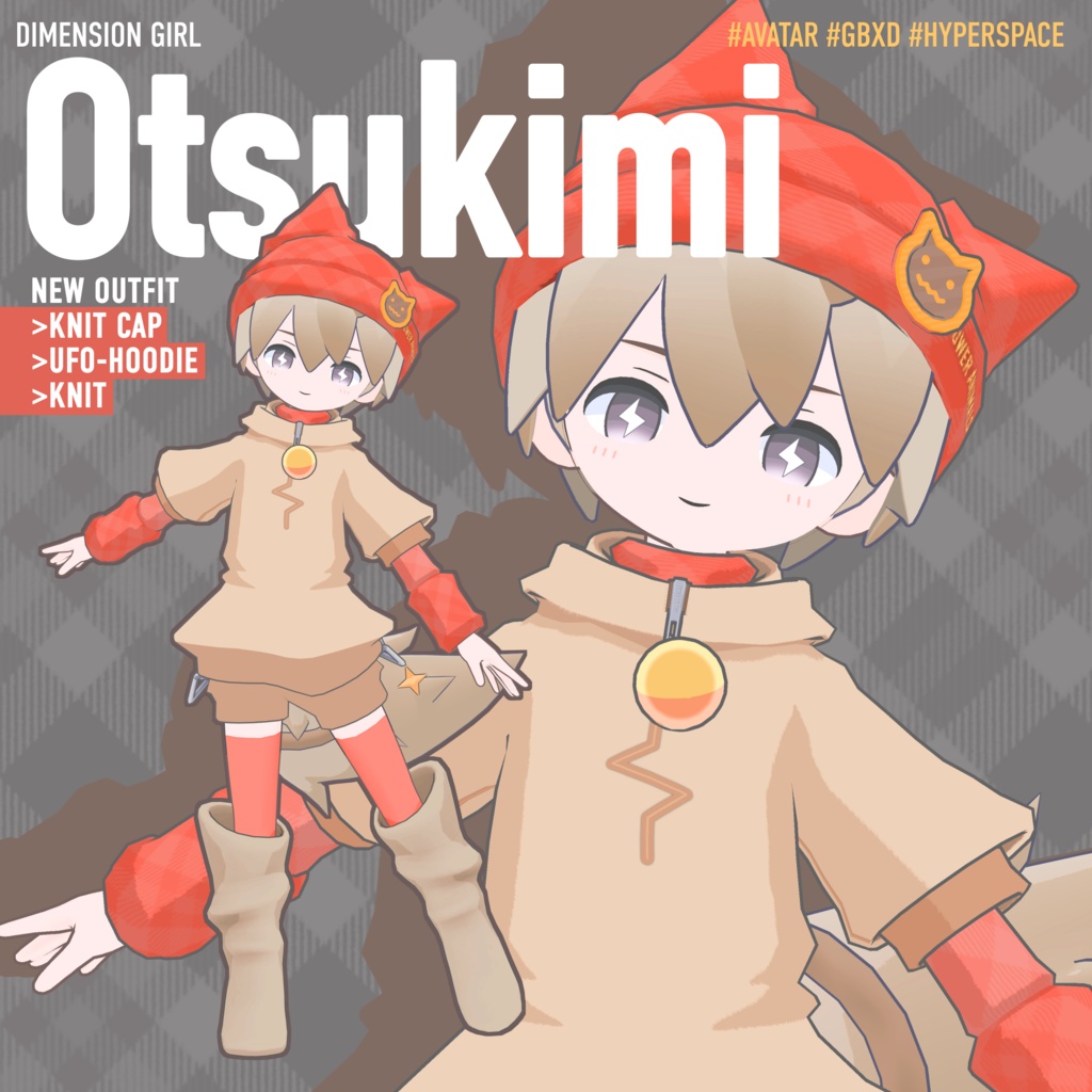 VRChatアバターOTSUKIMI用／冬服セット⛄POWER ANIMAL 2025AW image