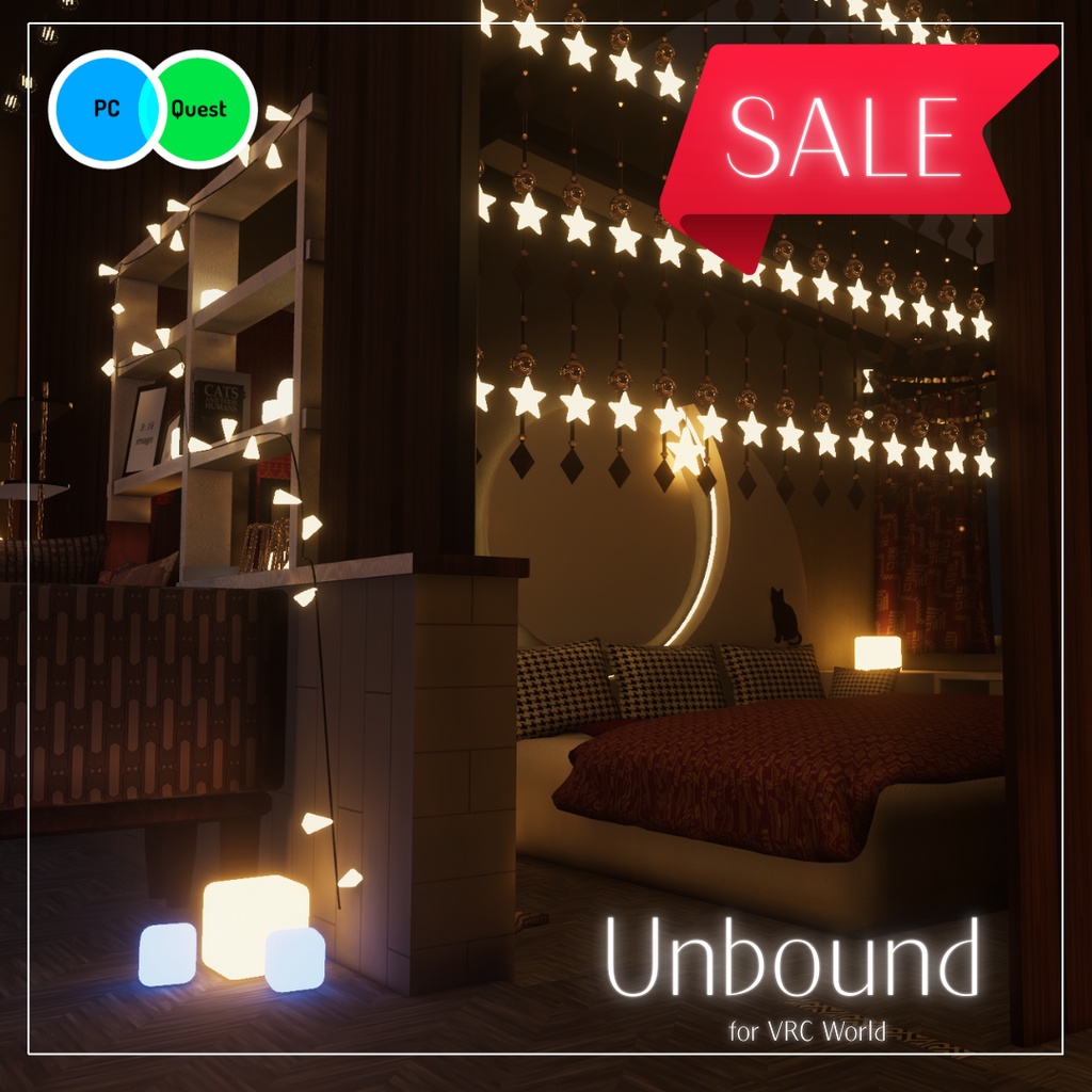 【#Vketセール】➴⡱Unbound➴⡱【VRC向け販売ワールド】 image