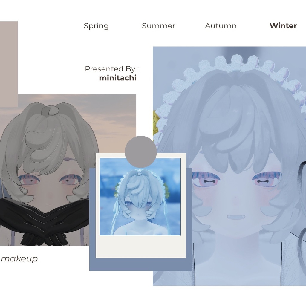 【VRC】Winter makeup【peteinii】 image