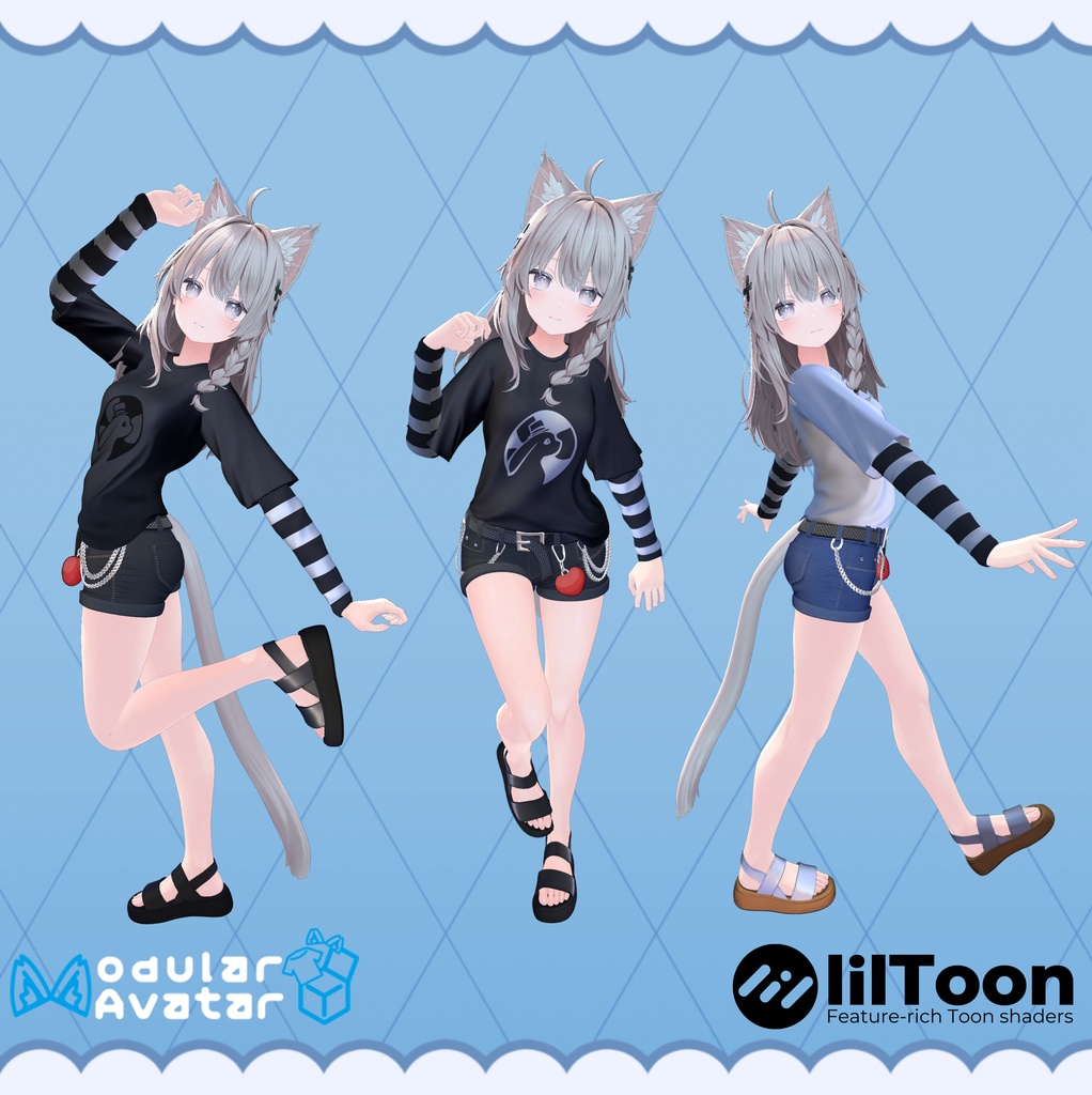 💖🐇 【8アバター対応】 - ふわふわバニー (Fluffy Bunny) 🐇💖 image