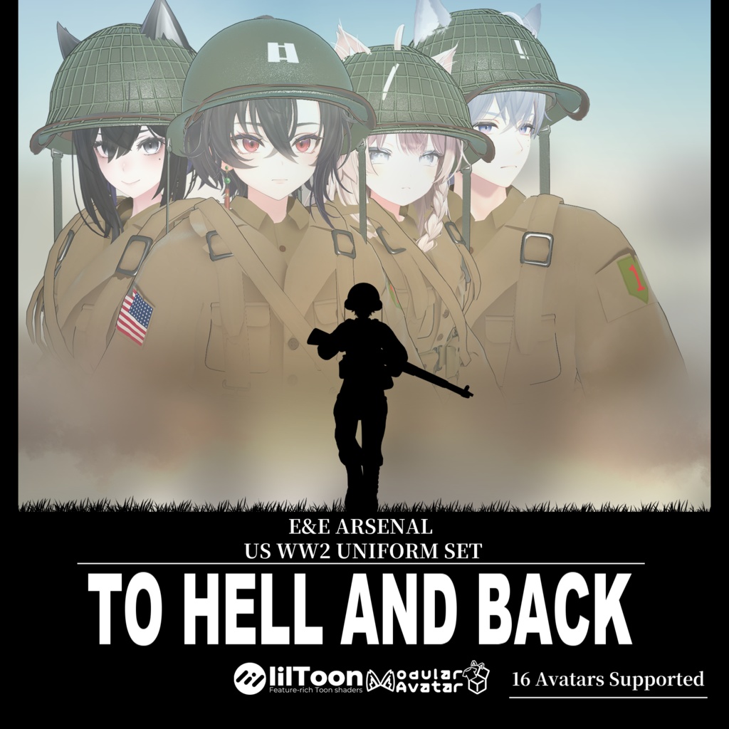 To Hell and Back: WW2 US Army Costume Set image