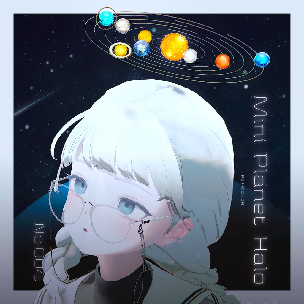 No.004 "Mini Planet Halo" ◇ミニプラネットヘイロー◇ 【回転アニメーション付き・MA対応】 image