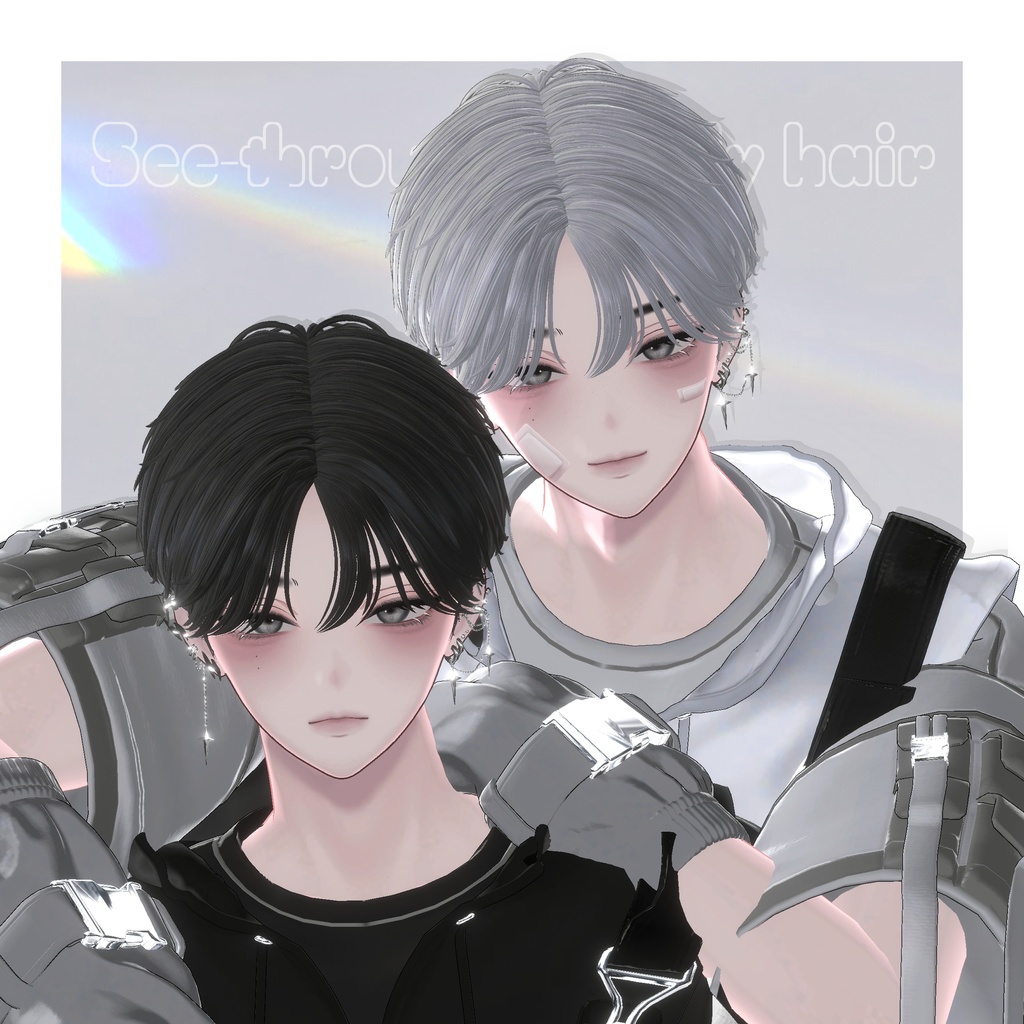 🎈2026 SALE 🎉【4Avatars】 See-through Dandy hair image