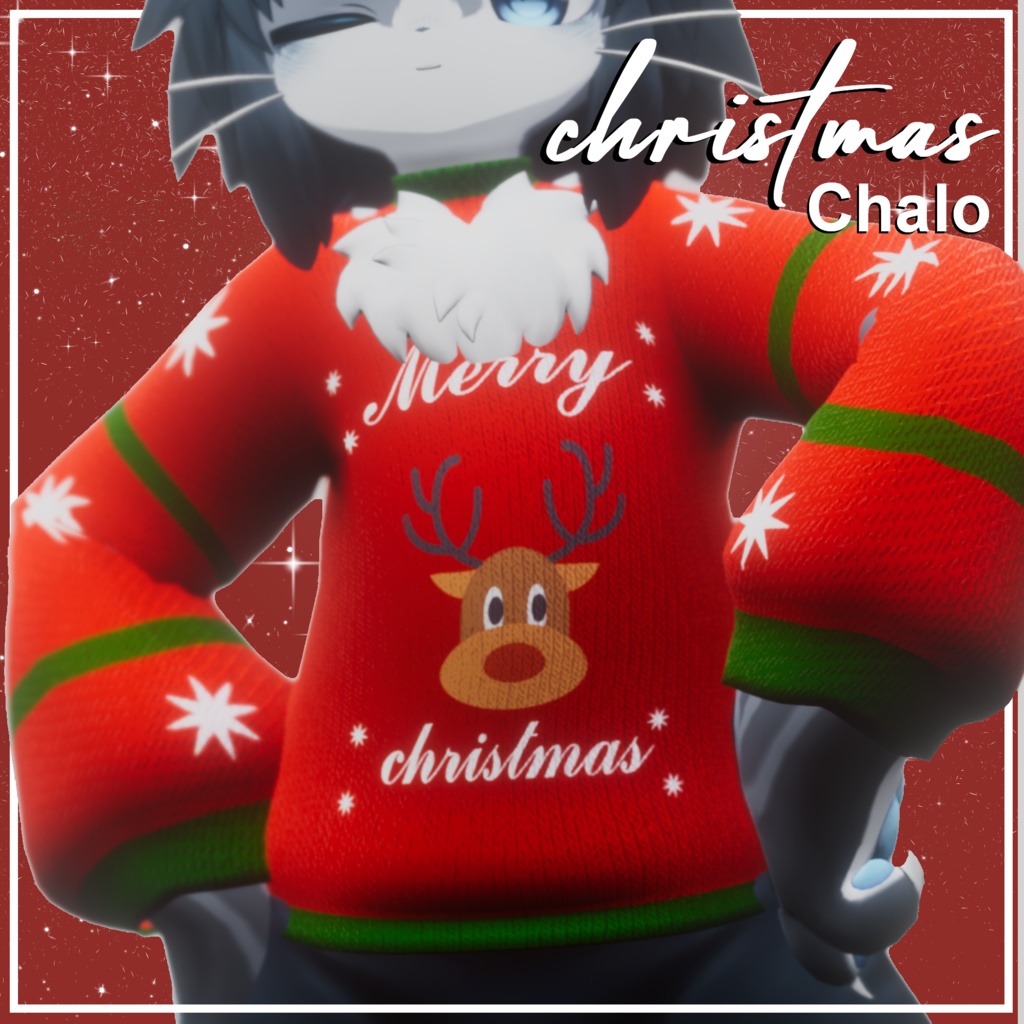 Chalo 🎄 Christmas Clothes 🎅 ugly sweater【シャロくん用】 image