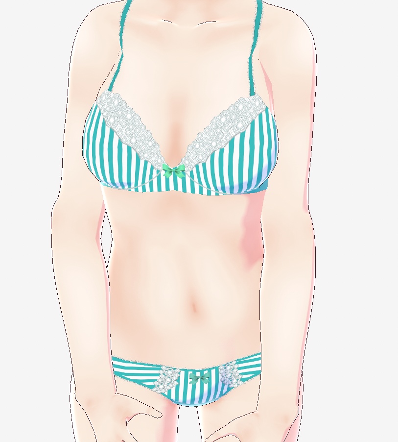 【無料】女性用インナー251208（ストライプ）マルチカラー image