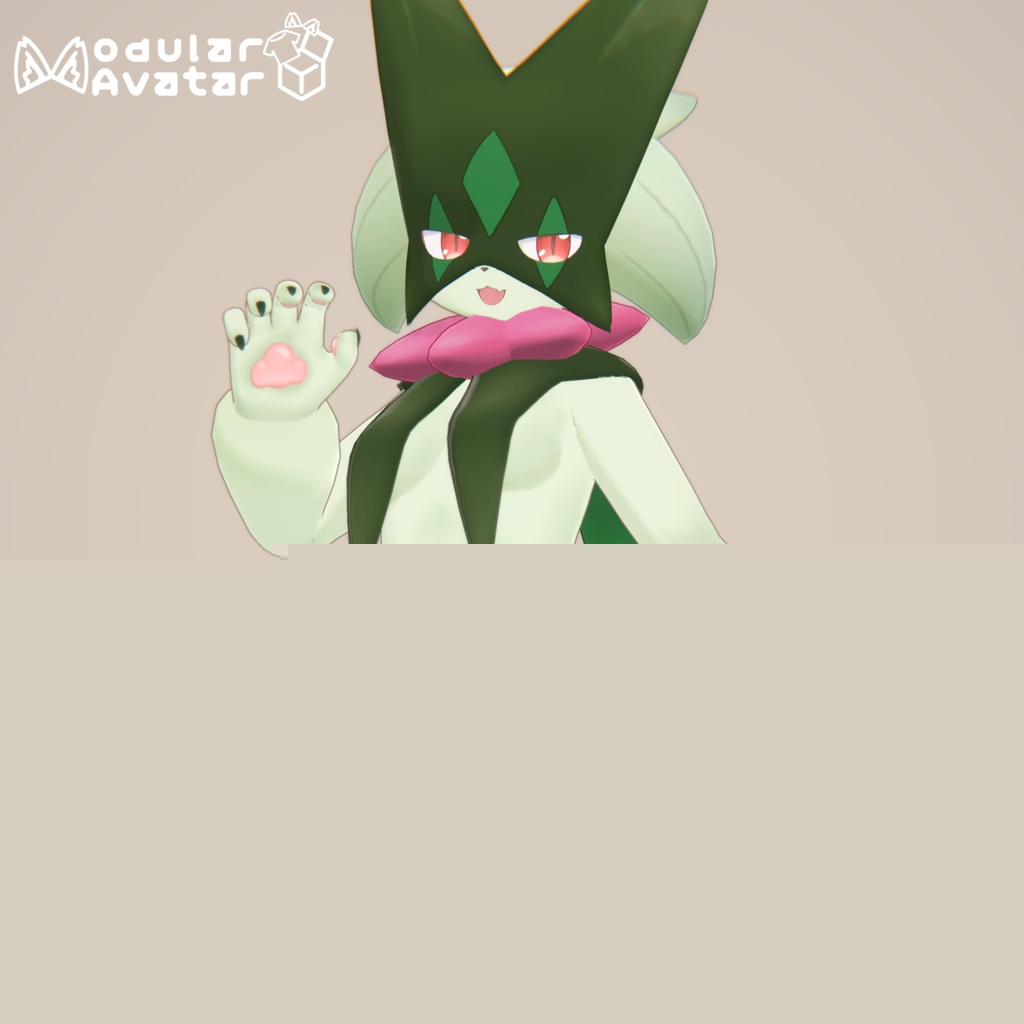 3D衣装 酒井シホ用 悪/草タイプコスプレ改変キット　MA対応 image