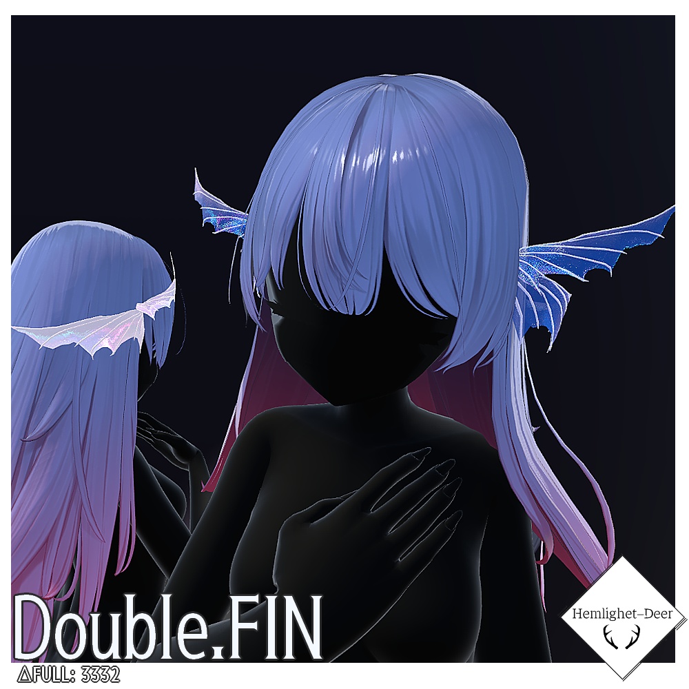Double.FIN ( Mermaid Fin Ears/PB Settings Applied ) image
