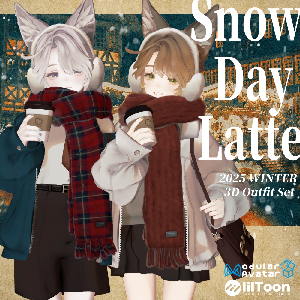 Snow Day Latte [3D Outfit Set] image