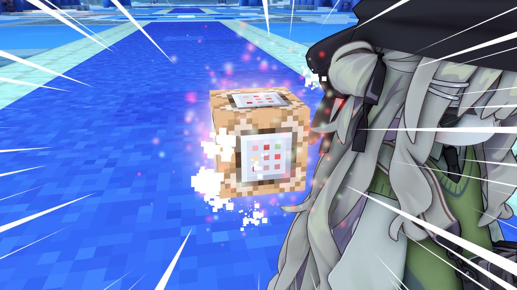 Command blocks that follow you and can be thrown image