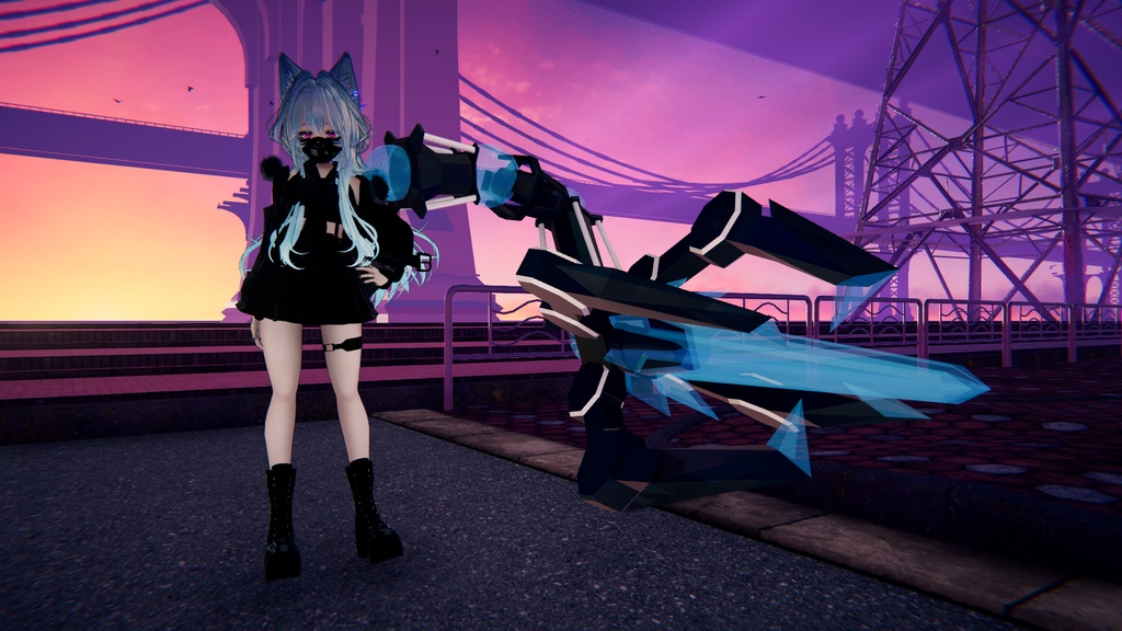 【VRChat想定】破砕アーム image