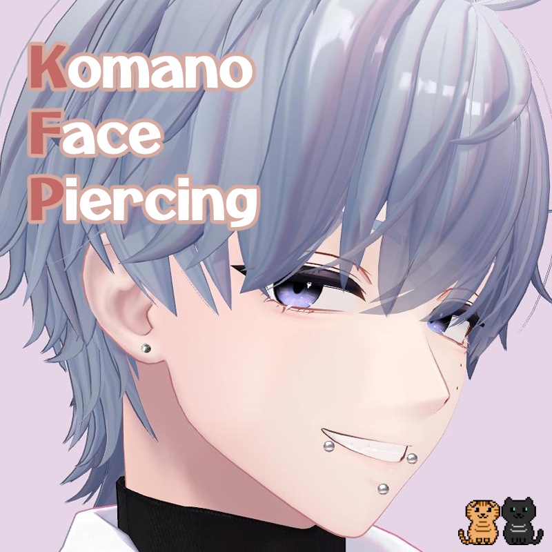 [Koma-no Response] Lip Piercing Set image