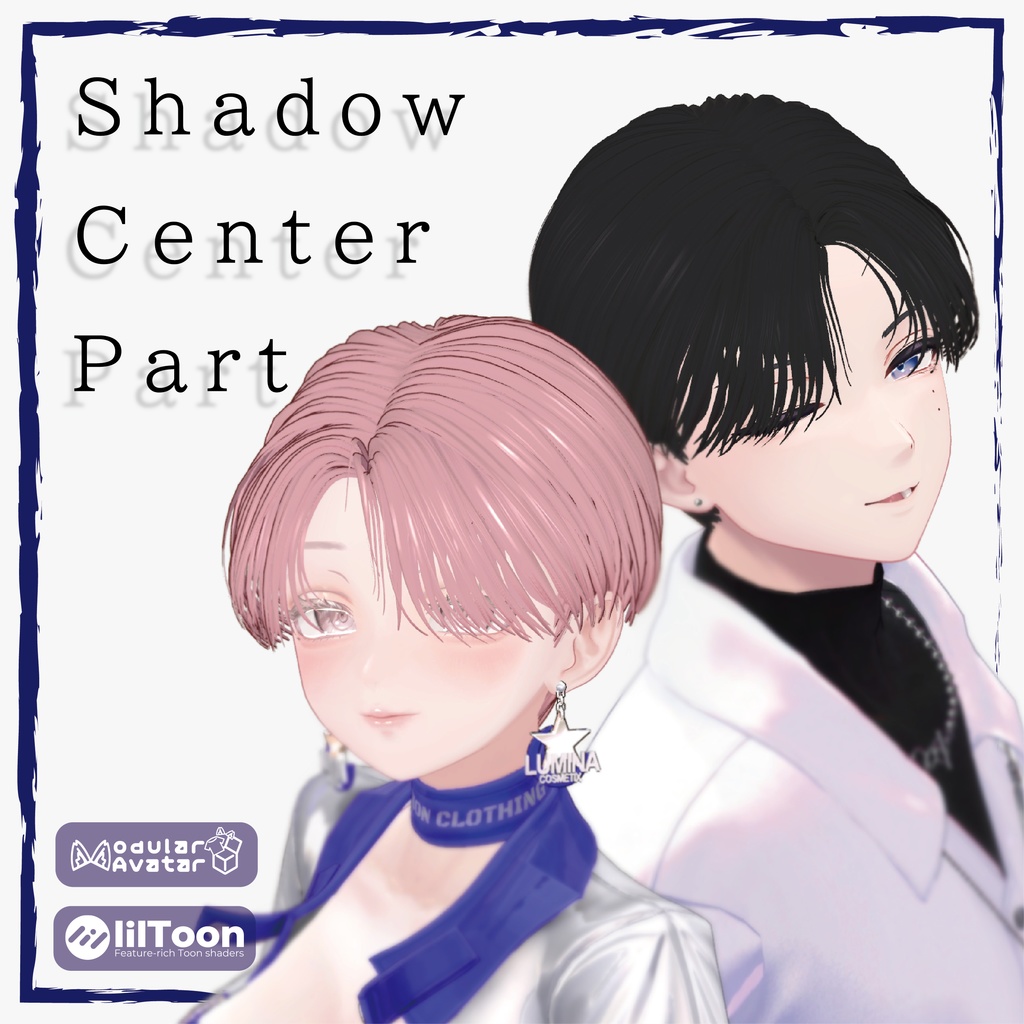 Shadow Centre Part Hair image