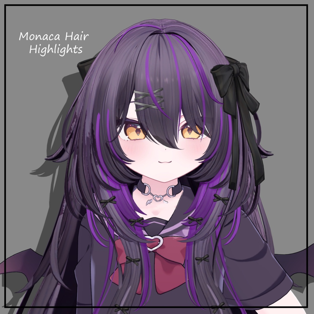 Monaca Hair - Texture Mask for Highlights image