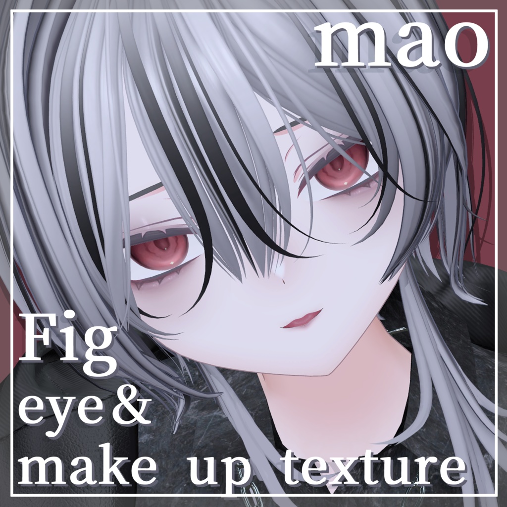 -mao- Fig eye&make up texture image