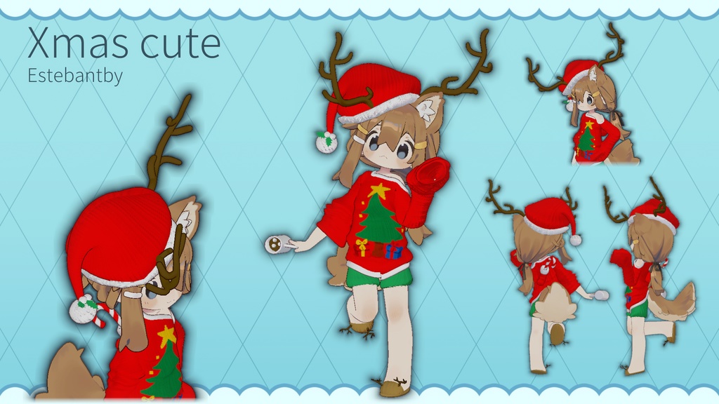 Xmas cute cloth image