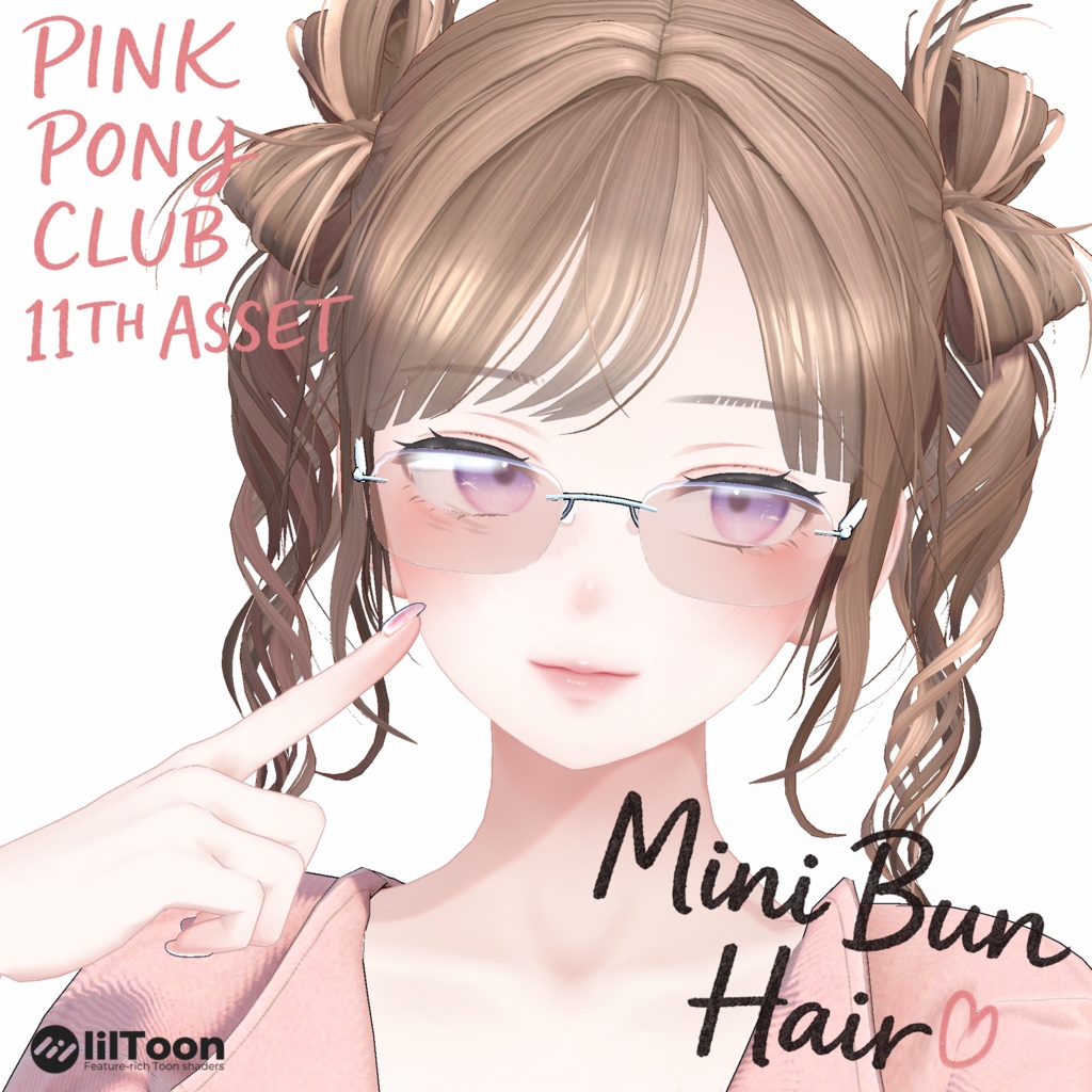 [9 Avatars] Mini Bun Hair image