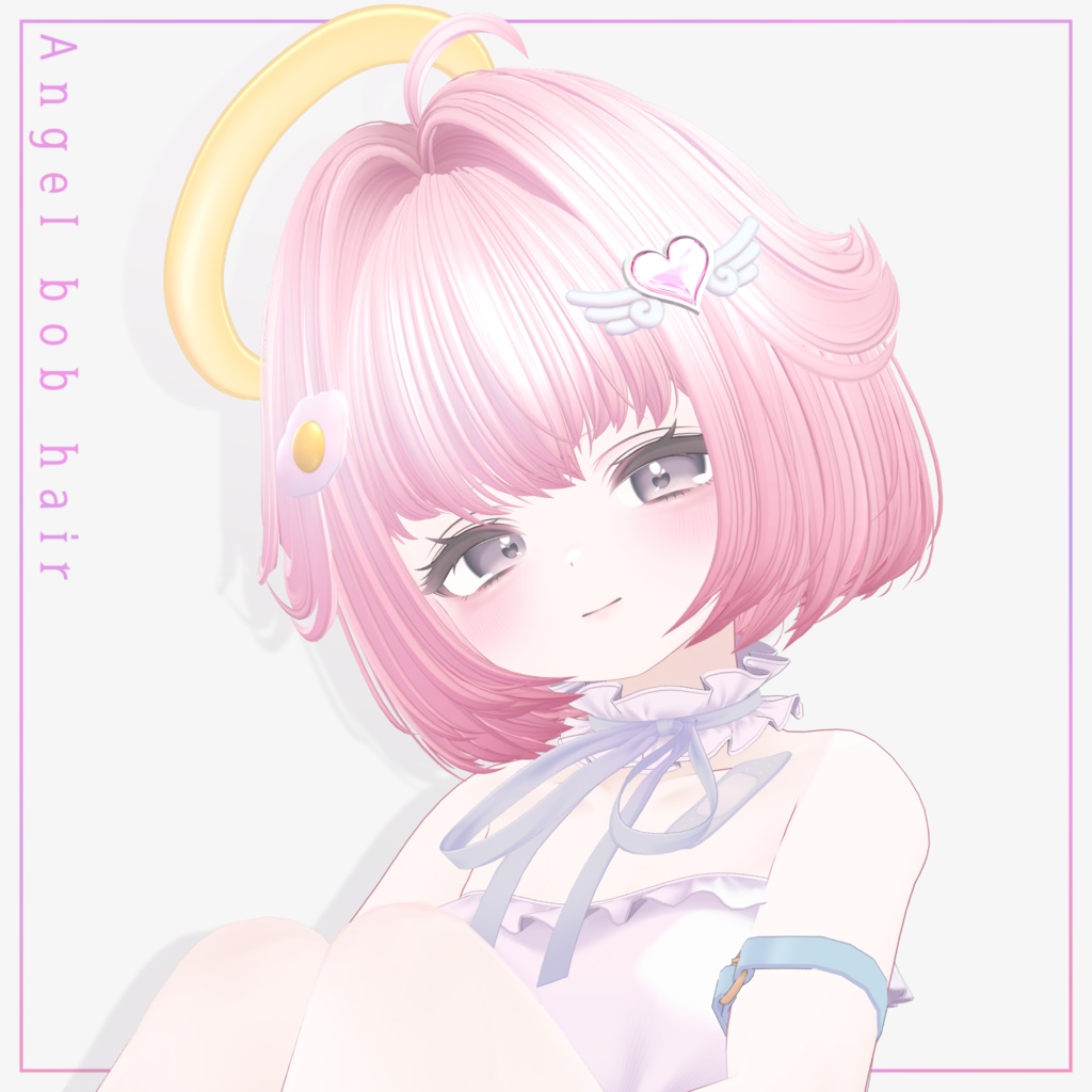 Angel bob hair image