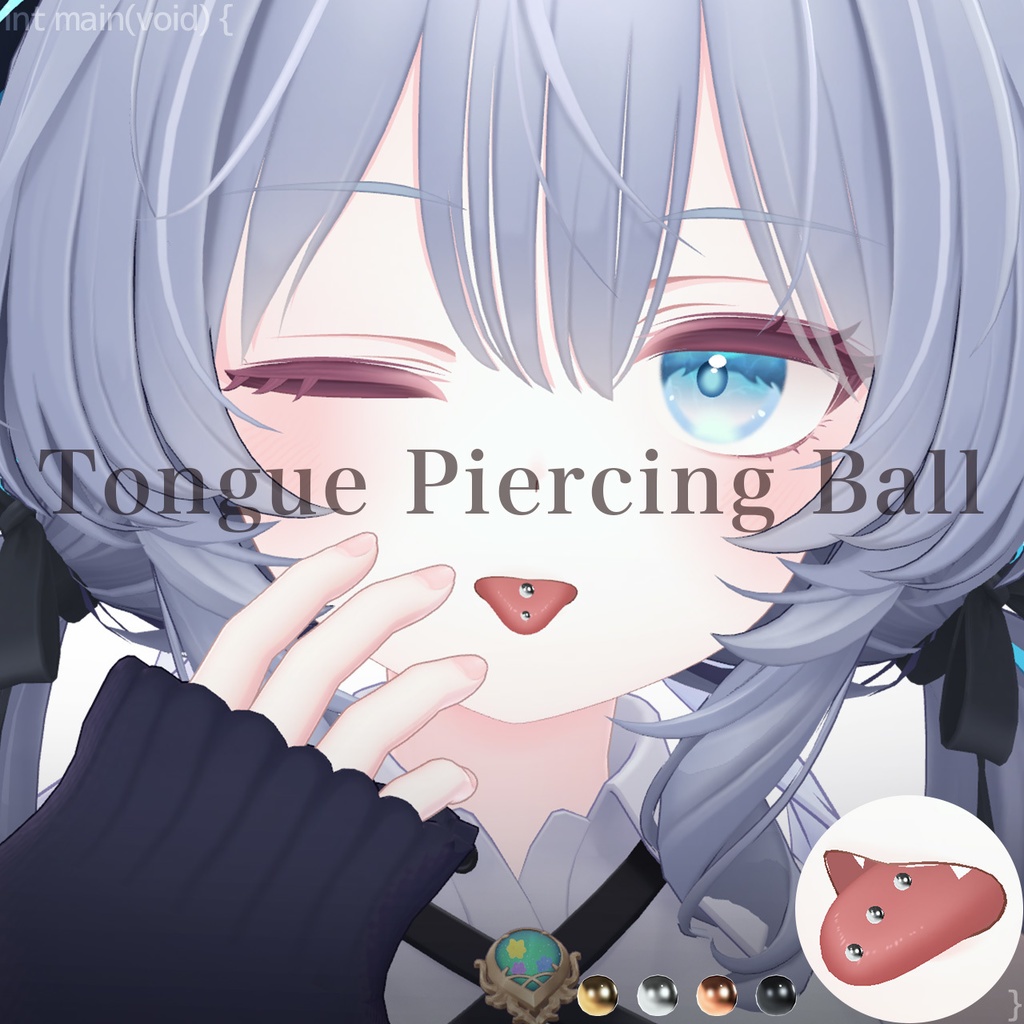 [For Ramune] Tongue Piercing Ball image