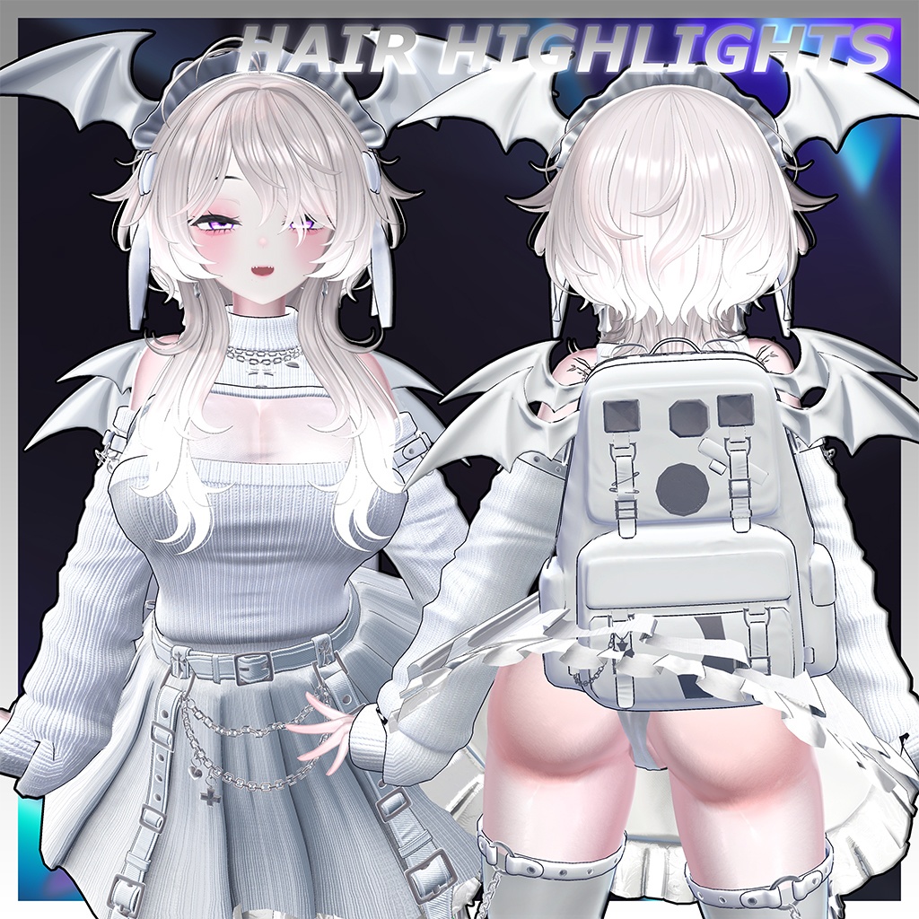 ♡⑅ Carol Hair ⑅♡ Highlights Texture 【VRC Hair Texture - WishList】 image
