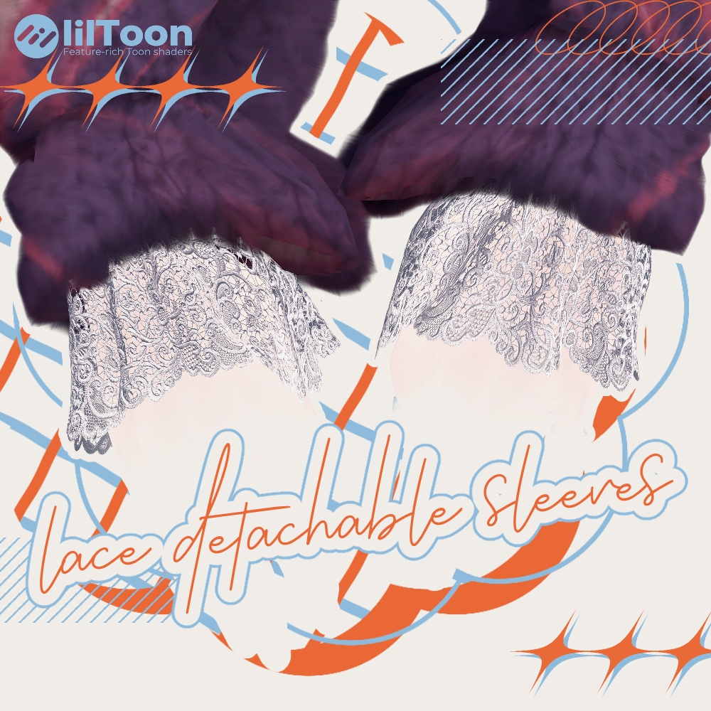 Detachable Lace Sleeves image