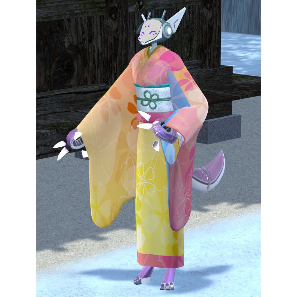 【FREE】Winter Kimono  for Chimera Hue image