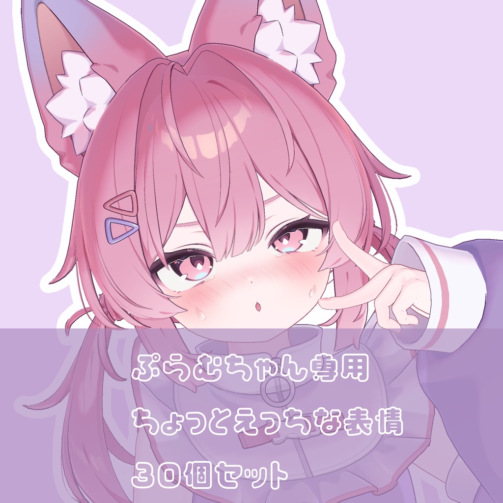 [Plum-chan Exclusive] 30 Slightly Naughty Expressions Set [Facial Animation Files] image