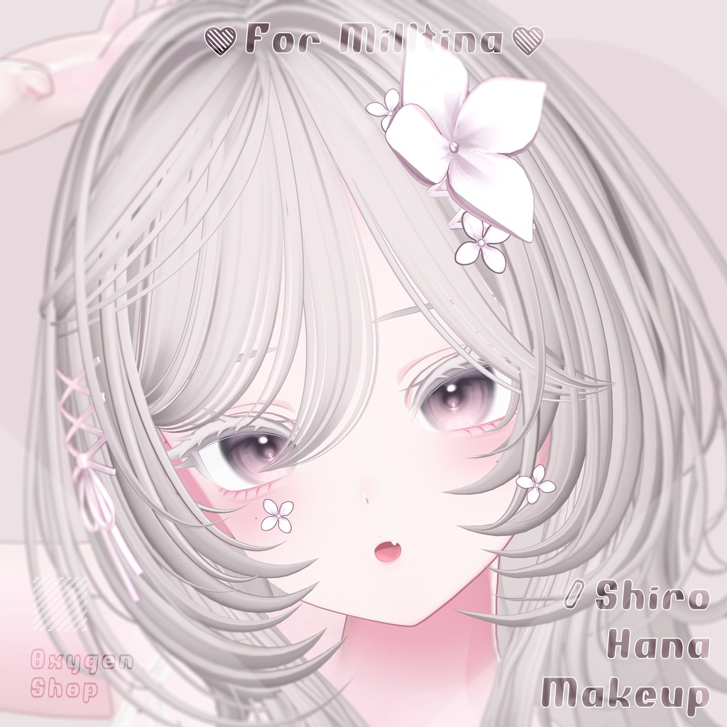 For Milltina ♡ Shiro Hana Makeup image