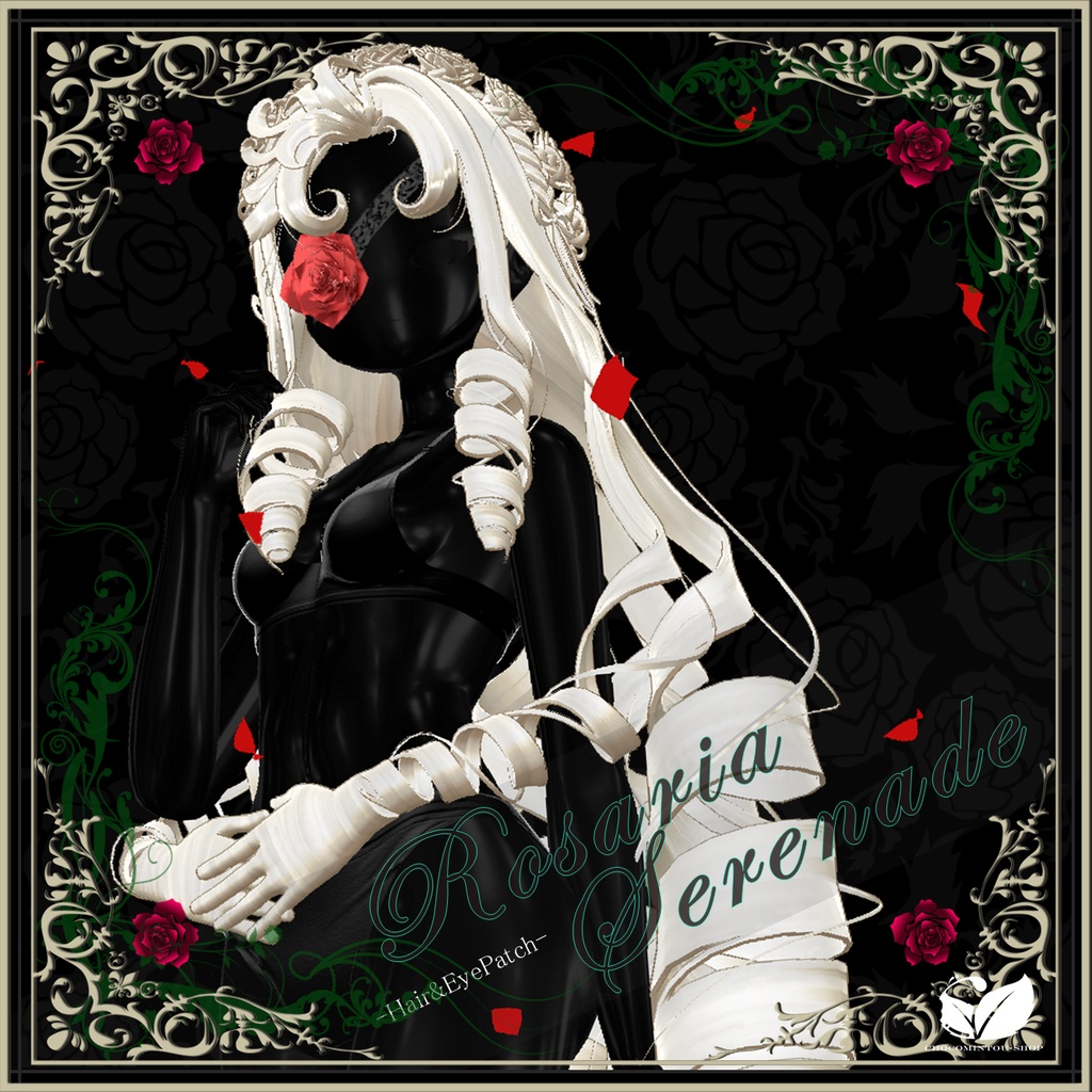 Rosaria Serenade -Hair&EyePatch- 【VRChat】 image