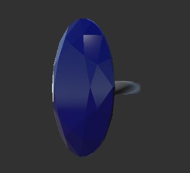 Blue Gemstone Earrings [Let's Do Our Best 04] image