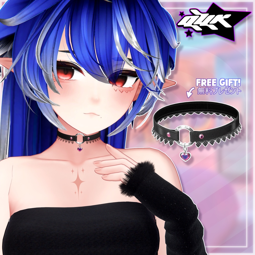[ QVK ] Choker  FREE GIFT Complimentary Set image