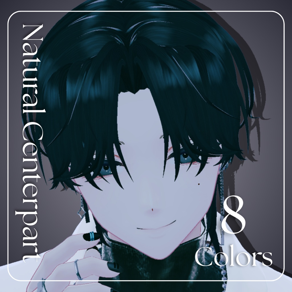 Natural Centerpart【8 Colors】 image