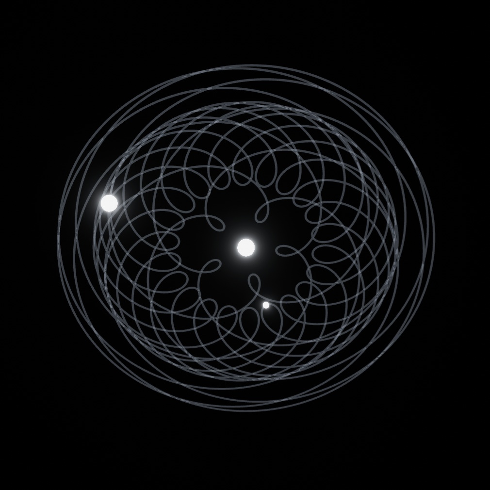 Shines! Moves! Planetary Orbit Halo image