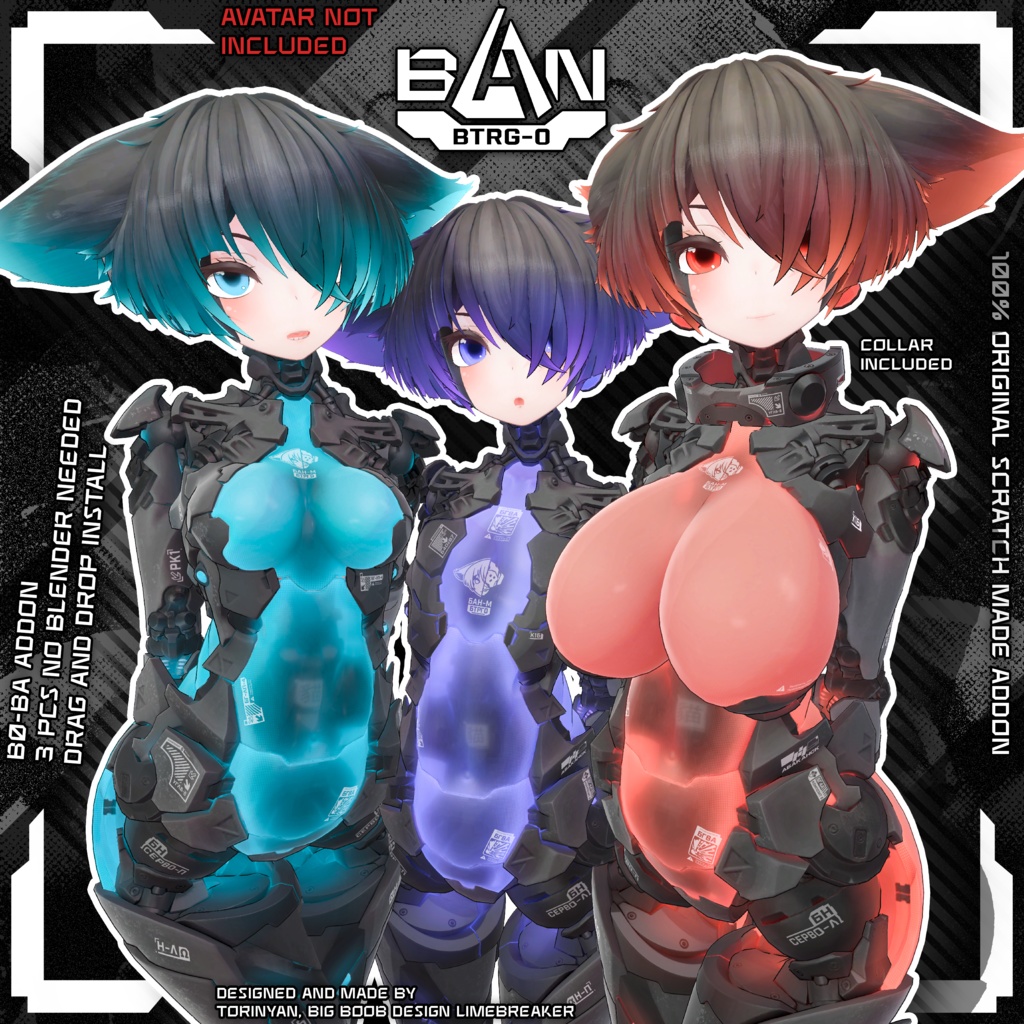 BAN Chest + Collar Upgrades [Torinyan] image