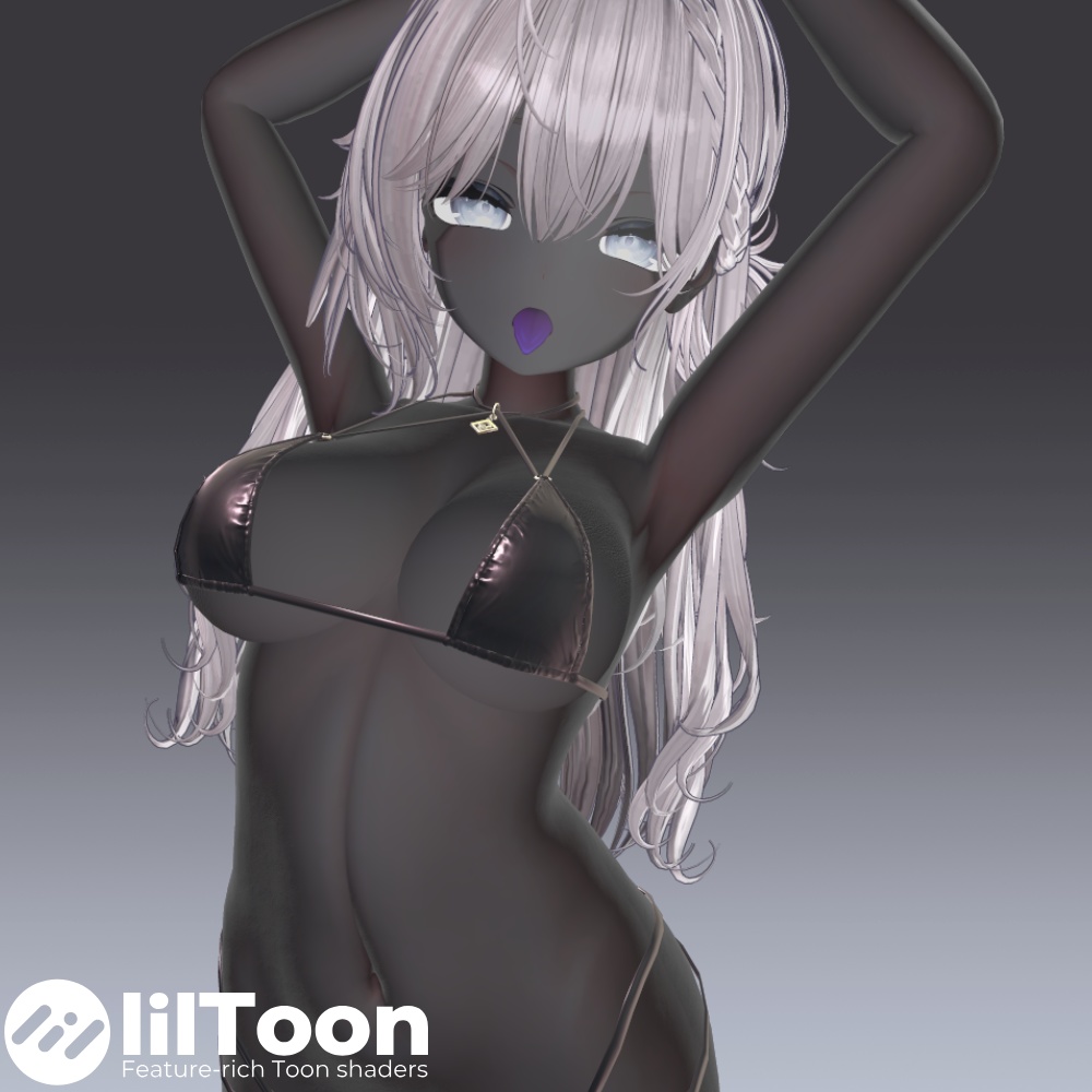 22 Avatar Compatible Dark Skin Material liltoon image