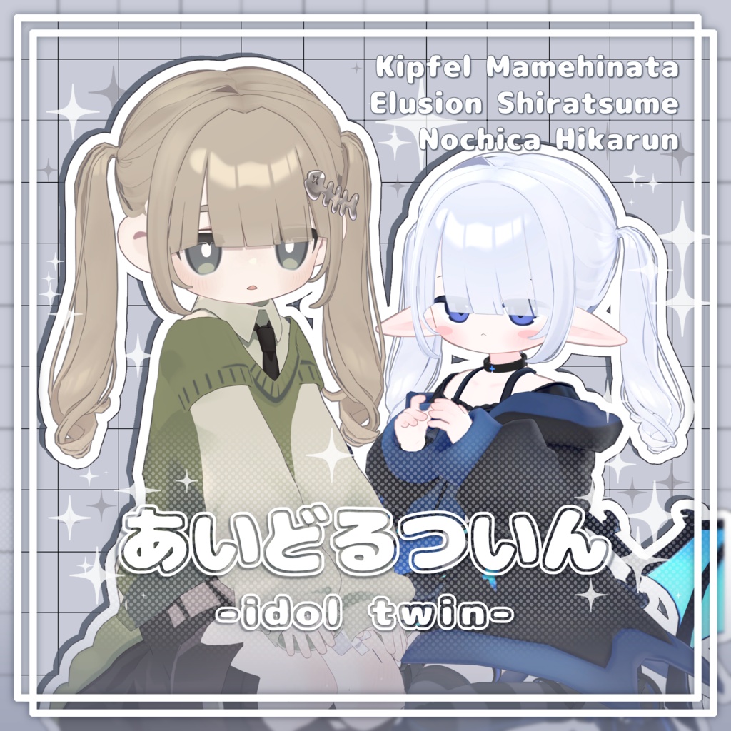 [3D Hairstyle] Idol Twin image