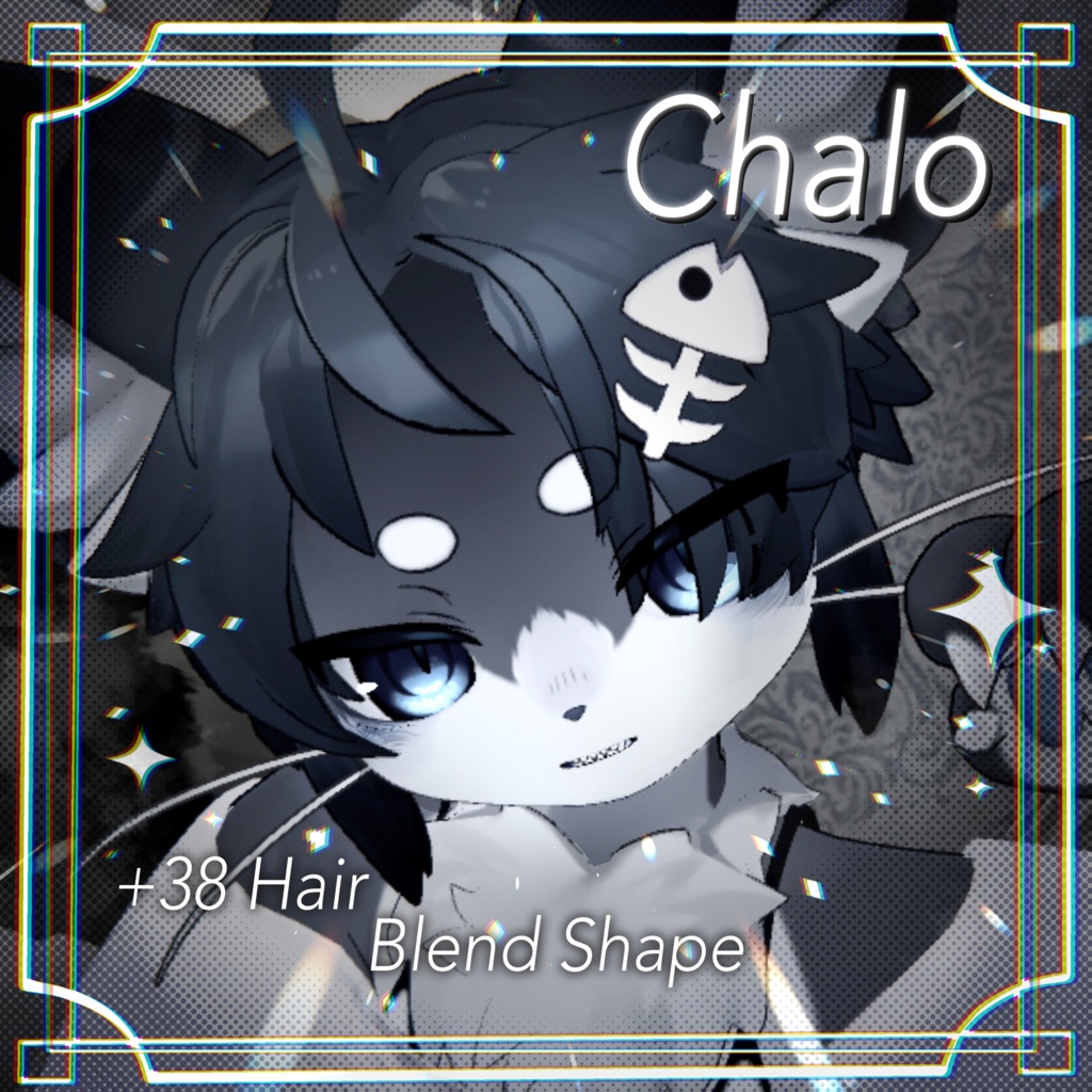 【Chalo専用 】✨メロ髪シェイプキー＋耳モフ増しシェイプキー image