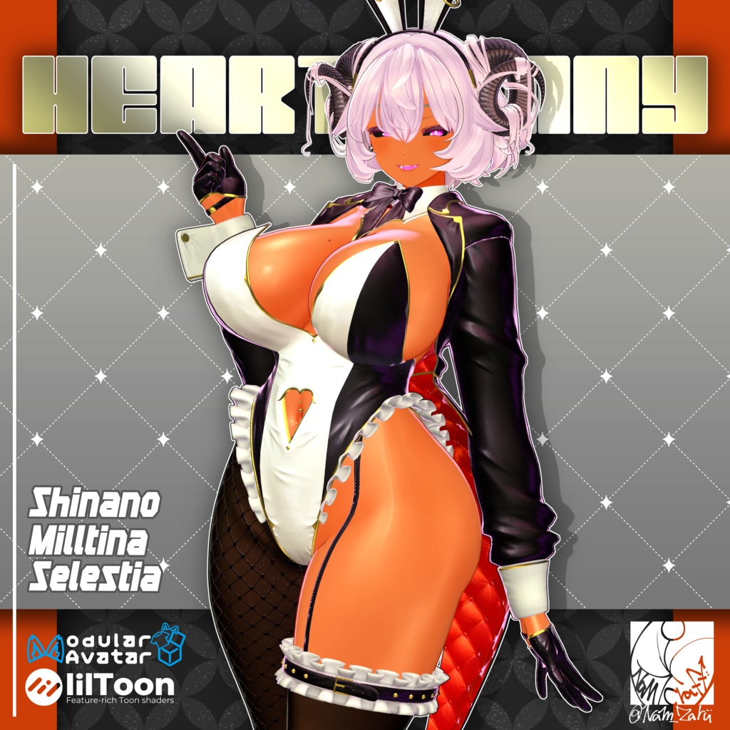 Costume 3D Model "HeartBunny Re" image