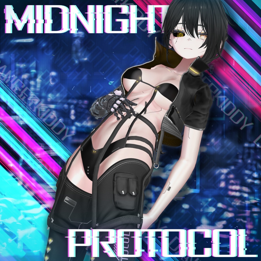 MIDNIGHT PROTOCOL Shinano Cyberware Body Texture image