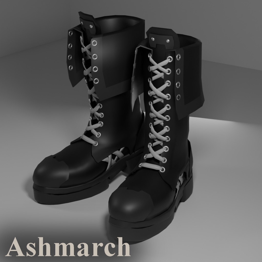 Ash March Boots 3D Model image