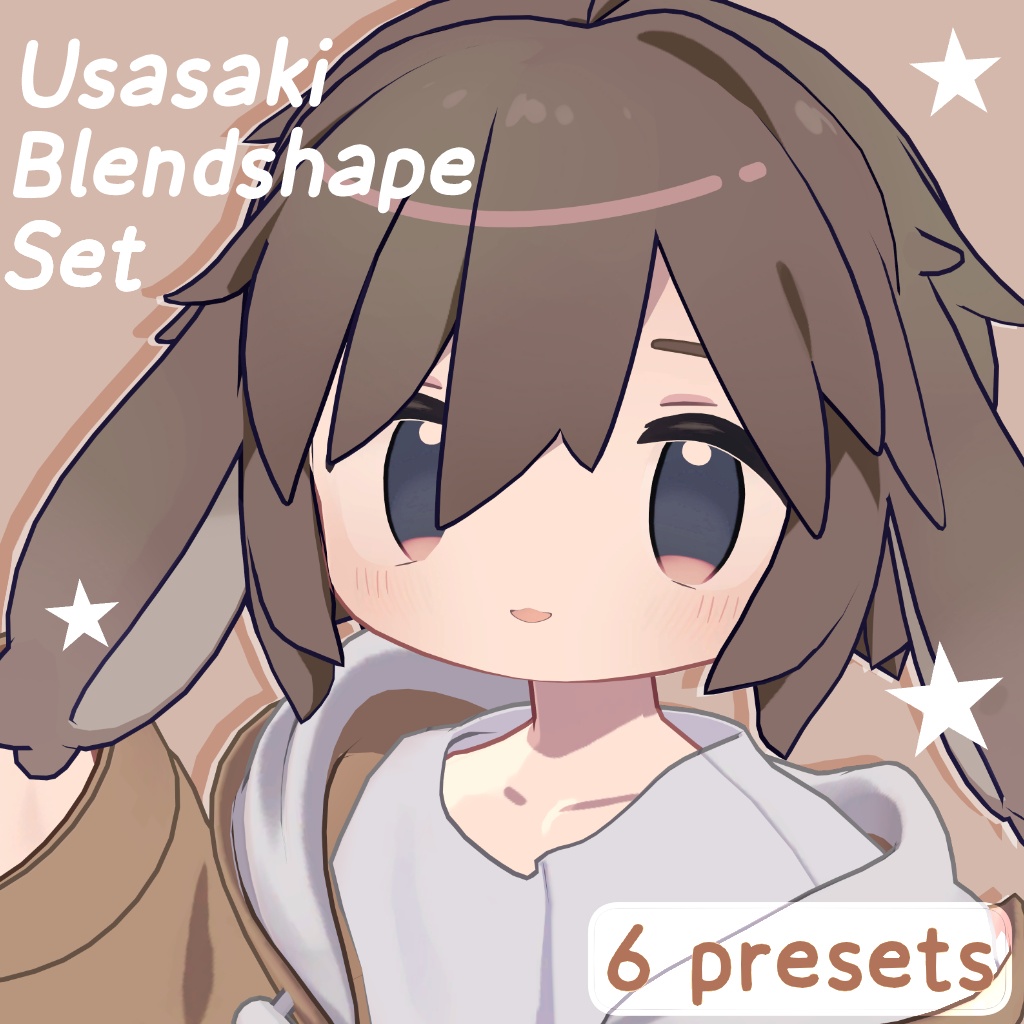 [usasaki] Usasaki Blendshape Set  6 Presets image