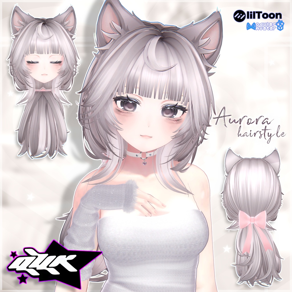 【 QVK 】 Aurora Hairstyle 【14 avatar 】  image