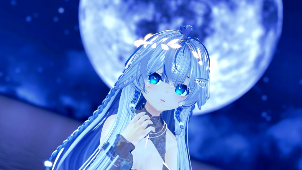 びしょぬれのしずくさんキラキラ水面アイ image