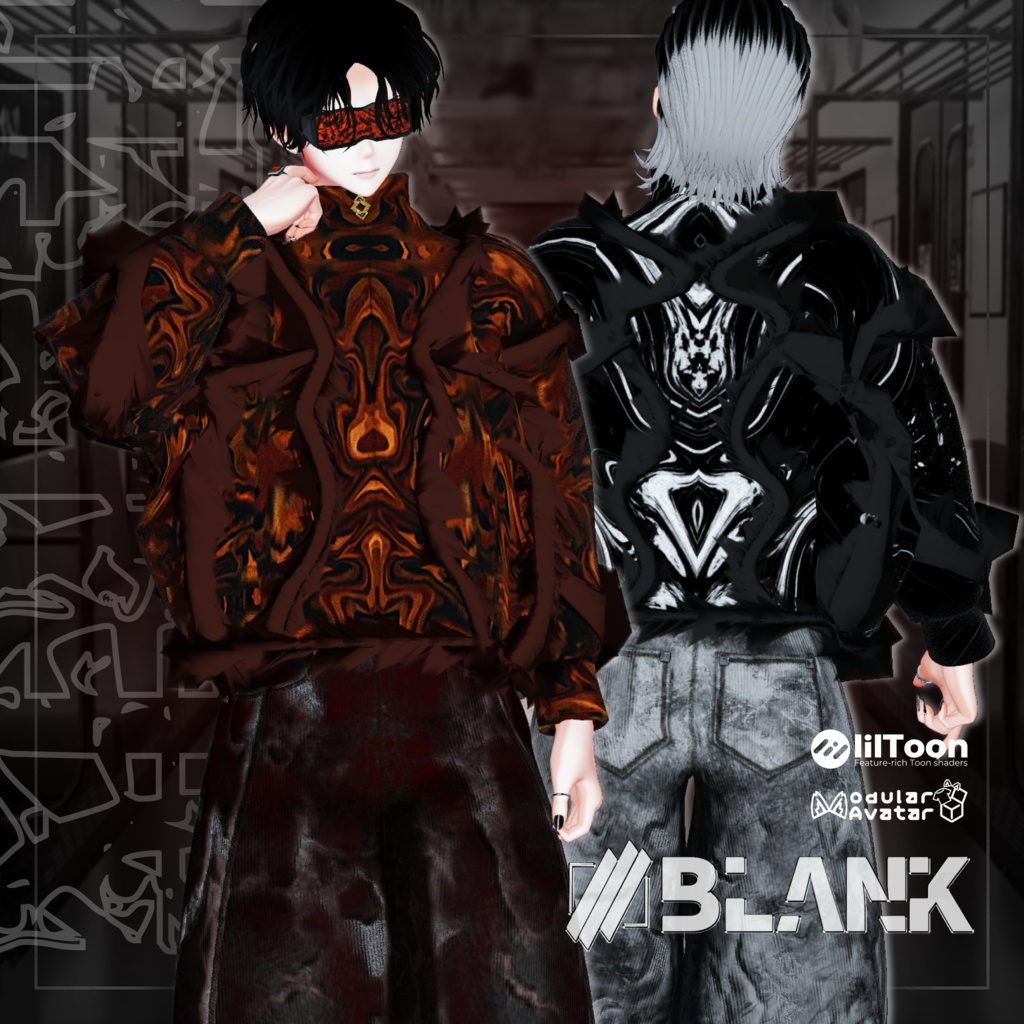 BLANK-Patterned Moth [ GARAGAGA ]  #fillinthe BLANK image