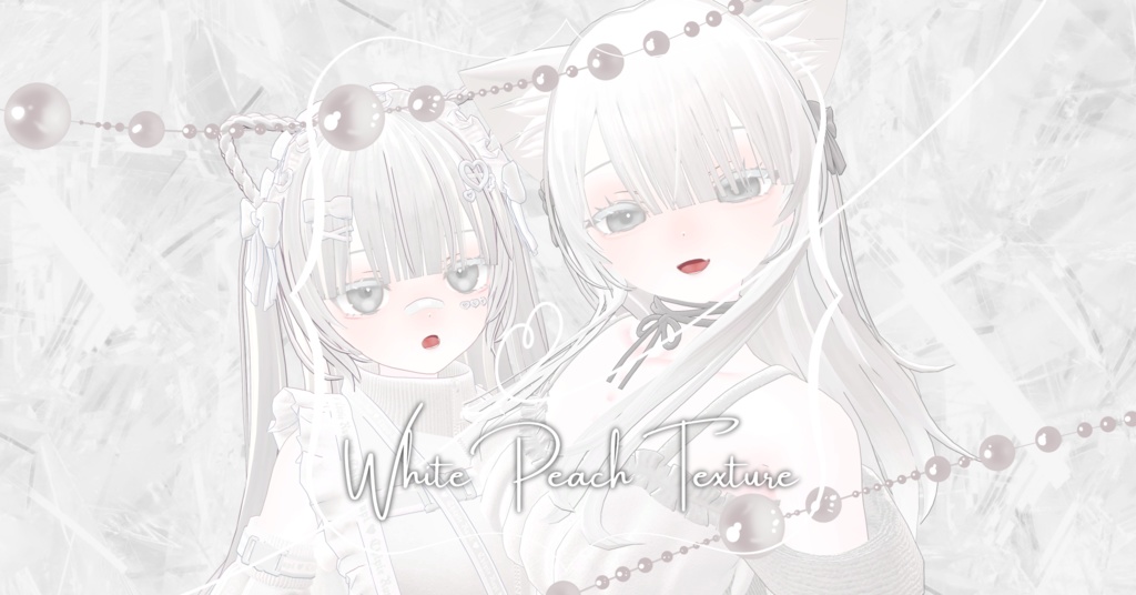 Riruru & Momoran WhitePeach texture image